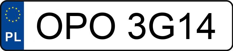 Numer rejestracyjny OPO 3G14 posiada TOYOTA AVENSIS - OPO3G14 Numer rejestracyjny OPO 3G14 posiada TOYOTA AVENSIS - OPO3G14