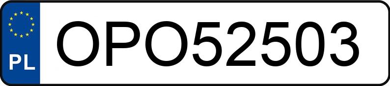 Numer rejestracyjny OPO 52503 posiada BMW 525 - OPO52503 Numer rejestracyjny OPO 52503 posiada BMW 525 - OPO52503