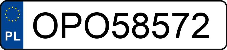 Numer rejestracyjny OPO 58572 posiada SEAT Ibiza 1.2 Special - OPO58572