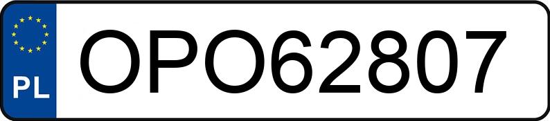 Numer rejestracyjny OPO 62807 posiada VOLKSWAGEN Golf VII 2.0 TSI MR`12 E6 GTI Performance - OPO62807