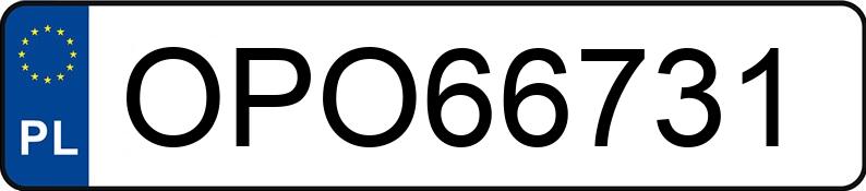 Numer rejestracyjny OPO 66731 posiada TOYOTA COROLLA - OPO66731 Numer rejestracyjny OPO 66731 posiada TOYOTA COROLLA - OPO66731