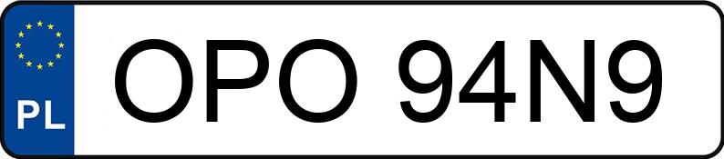 Numer rejestracyjny OPO 94N9 posiada FIAT DUCATO 2.3 JTD - OPO94N9