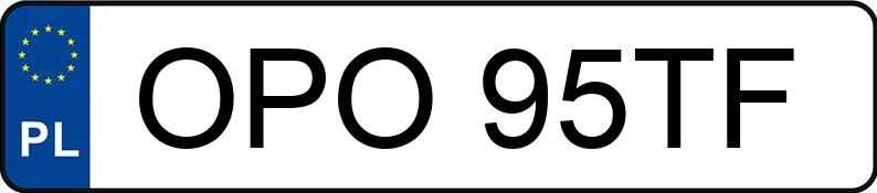 Numer rejestracyjny OPO 95TF posiada SEAT TOLEDO 1.9TDI - OPO95TF