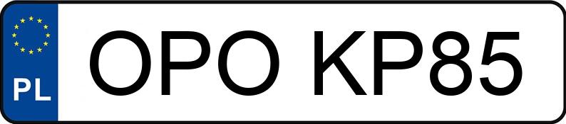 Numer rejestracyjny OPO KP85 posiada BMW 728i Kat. E38 728i Kat. E38 - OPOKP85