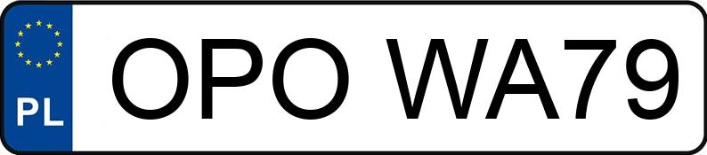 Numer rejestracyjny OPO WA79 posiada ROMET MOTORS PONY YG48Q-5 - OPOWA79