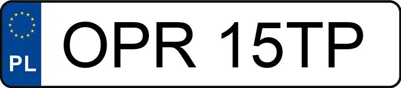 Numer rejestracyjny OPR 15TP posiada VOLKSWAGEN PASSAT - OPR15TP Numer rejestracyjny OPR 15TP posiada VOLKSWAGEN PASSAT - OPR15TP