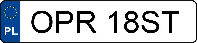 Numer rejestracyjny OPR 18ST posiada SKODA Octavia II 1.4 MR`09 E5 Elegance - OPR18ST Numer rejestracyjny OPR 18ST posiada SKODA Octavia II 1.4 MR`09 E5 Elegance - OPR18ST