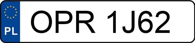 Numer rejestracyjny OPR 1J62 posiada DACIA LOGAN - OPR1J62 Numer rejestracyjny OPR 1J62 posiada DACIA LOGAN - OPR1J62