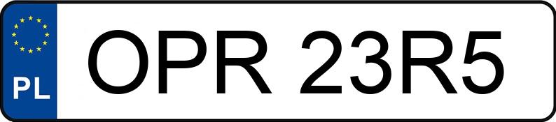 Numer rejestracyjny OPR 23R5 posiada SKODA FABIA - OPR23R5 Numer rejestracyjny OPR 23R5 posiada SKODA FABIA - OPR23R5