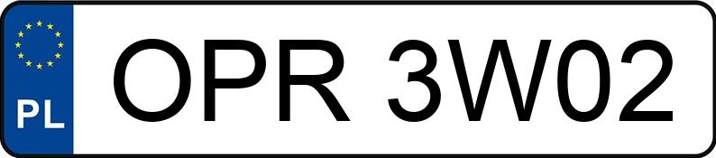 Numer rejestracyjny OPR 3W02 posiada TOYOTA AYGO - OPR3W02 Numer rejestracyjny OPR 3W02 posiada TOYOTA AYGO - OPR3W02