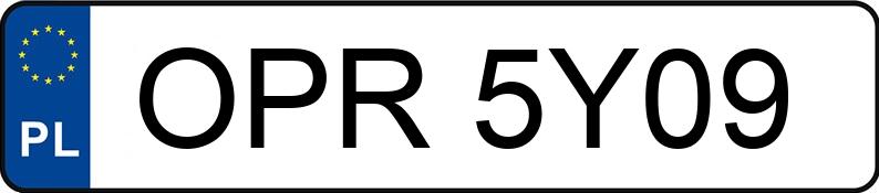 Numer rejestracyjny OPR 5Y09 posiada SCHMITZ CARGOBULL  SCB*S3D - OPR5Y09