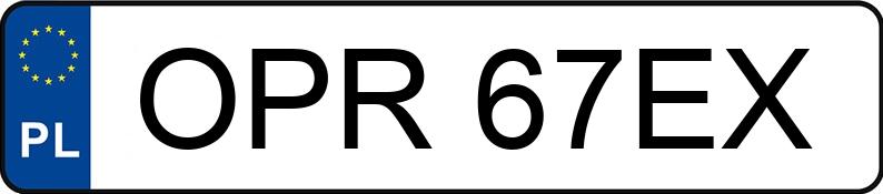 Numer rejestracyjny OPR 67EX posiada AUDI A4 1.9 TDi Kat. B5 A4 1.9 TDi Kat. B5 - OPR67EX