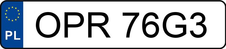 Numer rejestracyjny OPR 76G3 posiada VOLKSWAGEN PASSAT - OPR76G3 Numer rejestracyjny OPR 76G3 posiada VOLKSWAGEN PASSAT - OPR76G3