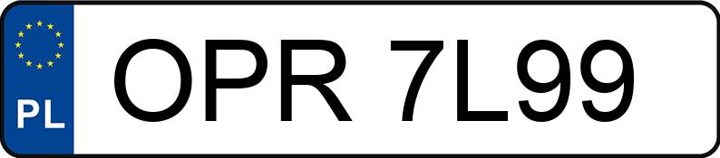 Numer rejestracyjny OPR 7L99 posiada OPEL VIVARO - OPR7L99 Numer rejestracyjny OPR 7L99 posiada OPEL VIVARO - OPR7L99