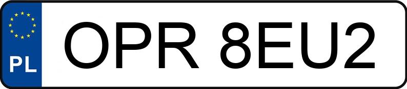 Numer rejestracyjny OPR 8EU2 posiada BMW 320 Diesel MR`16 E6 F30 xDrive - OPR8EU2
