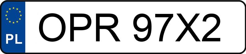 Numer rejestracyjny OPR 97X2 posiada VOLKSWAGEN Golf II 1.6 Kat. GL - OPR97X2
