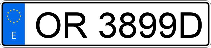 Registreringsnummeret OR3899D har SANTANA LAND ROVER