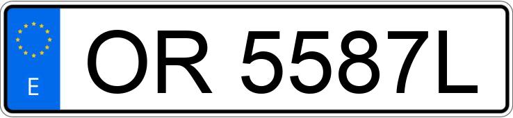 Numer rejestracyjny OR5587L posiada PEUGEOT 205 Numer rejestracyjny OR5587L posiada PEUGEOT 205