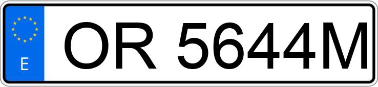 Numer rejestracyjny OR5644M posiada CHEVROLET-GM CELEBRITY