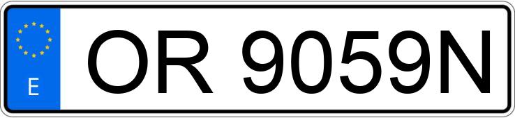 Numer rejestracyjny OR9059N posiada RENAULT CLIO