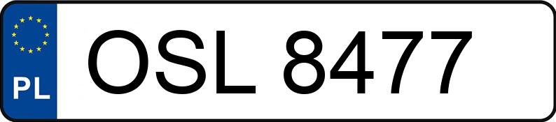 Numer rejestracyjny OSL 8477 posiada TOYOTA CARINA - OSL8477