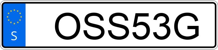 Numer rejestracyjny OSS53G posiada Lexus UX250H