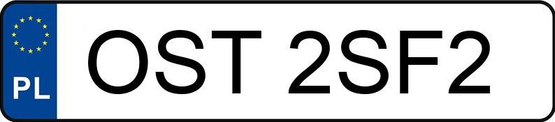 Numer rejestracyjny OST 2SF2 posiada CITROEN C5 II 1.6 16V THP MR`08 E5 Exclusive - OST2SF2