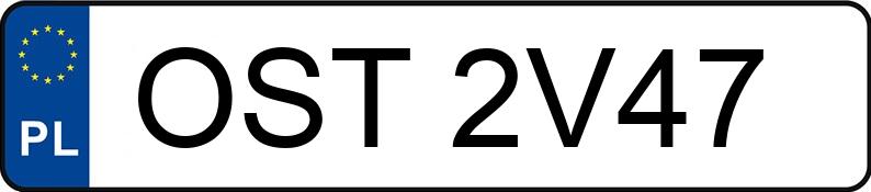Numer rejestracyjny OST 2V47 posiada OPEL ASTRA 2.0 DTI - OST2V47 Numer rejestracyjny OST 2V47 posiada OPEL ASTRA 2.0 DTI - OST2V47