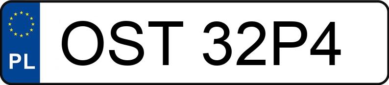 Numer rejestracyjny OST 32P4 posiada BMW 318 D - OST32P4 Numer rejestracyjny OST 32P4 posiada BMW 318 D - OST32P4
