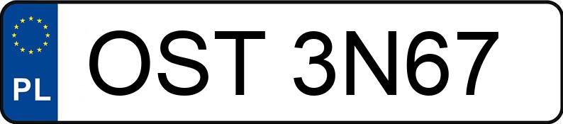 Registreringsnummeret OST 3N67 har VOLKSWAGEN Passat B5 1.6 MR`96 E2 Trendline Aut. - OST3N67