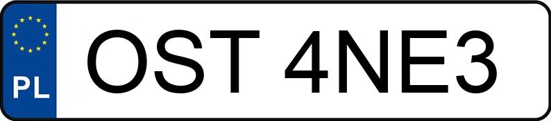 Numer rejestracyjny OST 4NE3 posiada MERCEDES-BENZ E 280 CDI MR`02 E3 211 Classic - OST4NE3