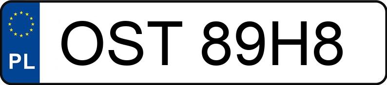 Numer rejestracyjny OST 89H8 posiada VOLKSWAGEN Sharan GP 2.0 TDI MR`05 E4 Trendline - OST89H8 Numer rejestracyjny OST 89H8 posiada VOLKSWAGEN Sharan GP 2.0 TDI MR`05 E4 Trendline - OST89H8