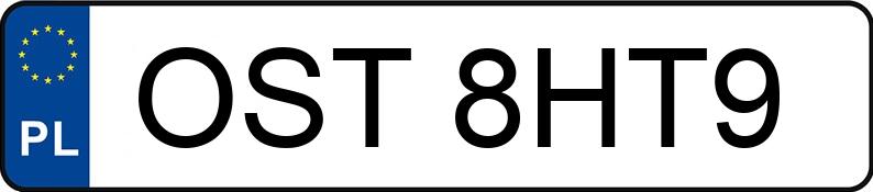 Numer rejestracyjny OST 8HT9 posiada AUDI A3 Sportback 2.0 FSIT MR`04 E4 8P Ambition - OST8HT9