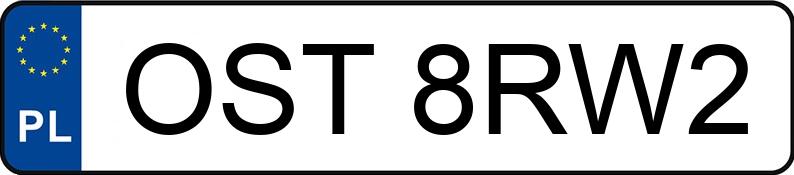 Numer rejestracyjny OST 8RW2 posiada VOLKSWAGEN BORA - OST8RW2 Numer rejestracyjny OST 8RW2 posiada VOLKSWAGEN BORA - OST8RW2