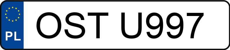 Numer rejestracyjny OST U997 posiada SIMSON Skutery S 53 - OSTU997 Numer rejestracyjny OST U997 posiada SIMSON Skutery S 53 - OSTU997
