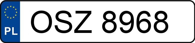 Numer rejestracyjny OSZ 8968 posiada SANOK D 47 A - OSZ8968