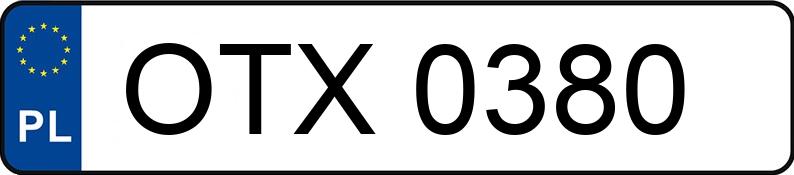 Numer rejestracyjny OTX 0380 posiada DAEWOO / FSO Matiz 0.8 Kat. MR`98 Top - OTX0380
