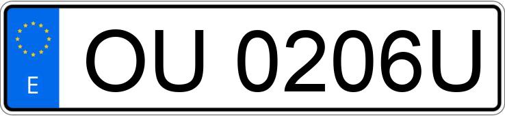 Numer rejestracyjny OU0206U posiada AUDI A4 AVANT 1.9 TDI
