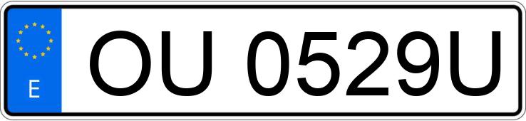 Numer rejestracyjny OU0529U posiada RENAULT CLIO