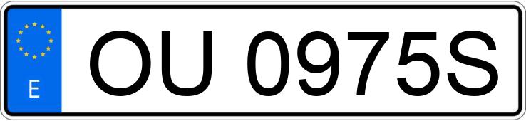 Numer rejestracyjny OU0975S posiada LAND ROVER DISCOVERY
