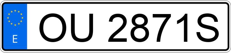 Numer rejestracyjny OU2871S posiada VOLKSWAGEN GOLF CL 1.9 D