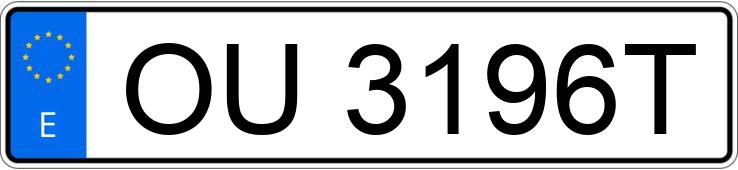 Numer rejestracyjny OU3196T posiada OPEL VECTRA