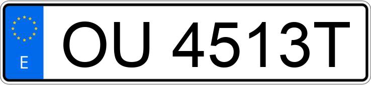Numer rejestracyjny OU4513T posiada PEUGEOT 306
