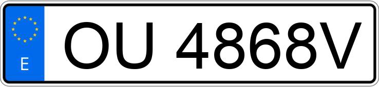 Numer rejestracyjny OU4868V posiada BMW SERIE 3