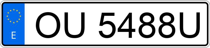 Numer rejestracyjny OU5488U posiada GALLOPER EXCEED