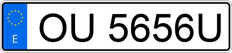 Numer rejestracyjny OU5656U posiada MERCEDES CLK (208-209)