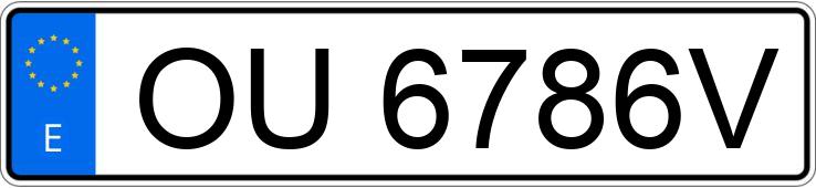 Numer rejestracyjny OU6786V posiada CITROEN XSARA