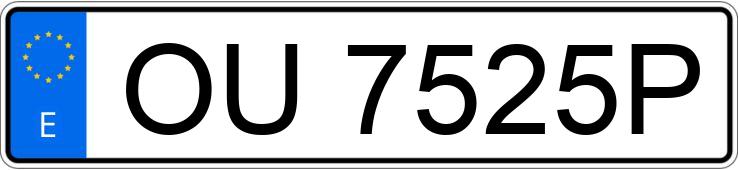 Numer rejestracyjny OU7525P posiada MERCEDES T-1 208