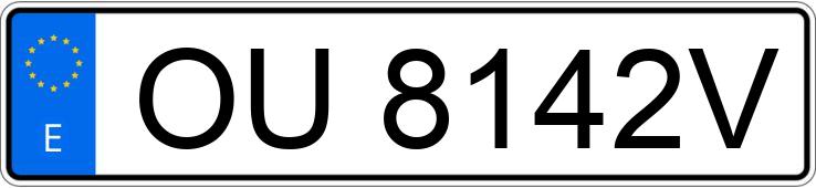Numer rejestracyjny OU8142V posiada HYUNDAI LANTRA