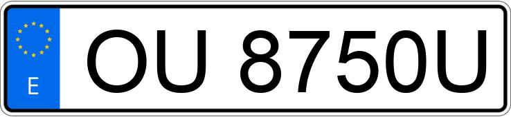 Numer rejestracyjny OU8750U posiada TOYOTA 4RUNNER Numer rejestracyjny OU8750U posiada TOYOTA 4RUNNER